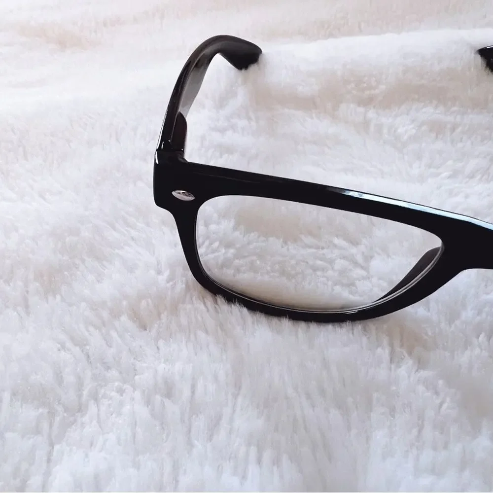 Tara Black Rectangular Reader Glasses
